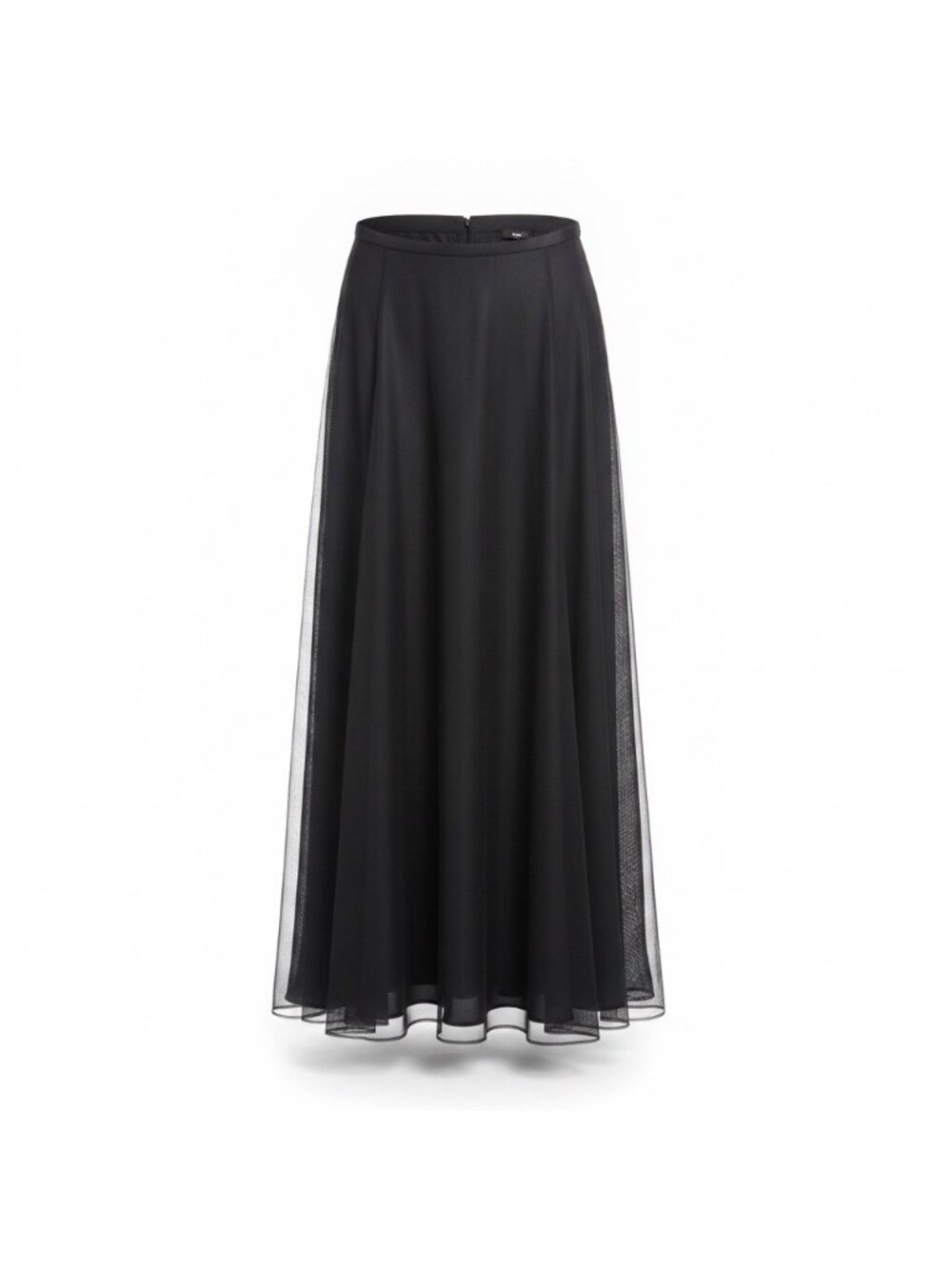 Escada Womens Black Maxi Skirt Elegant Formal A-Line Dry Clean Size 40